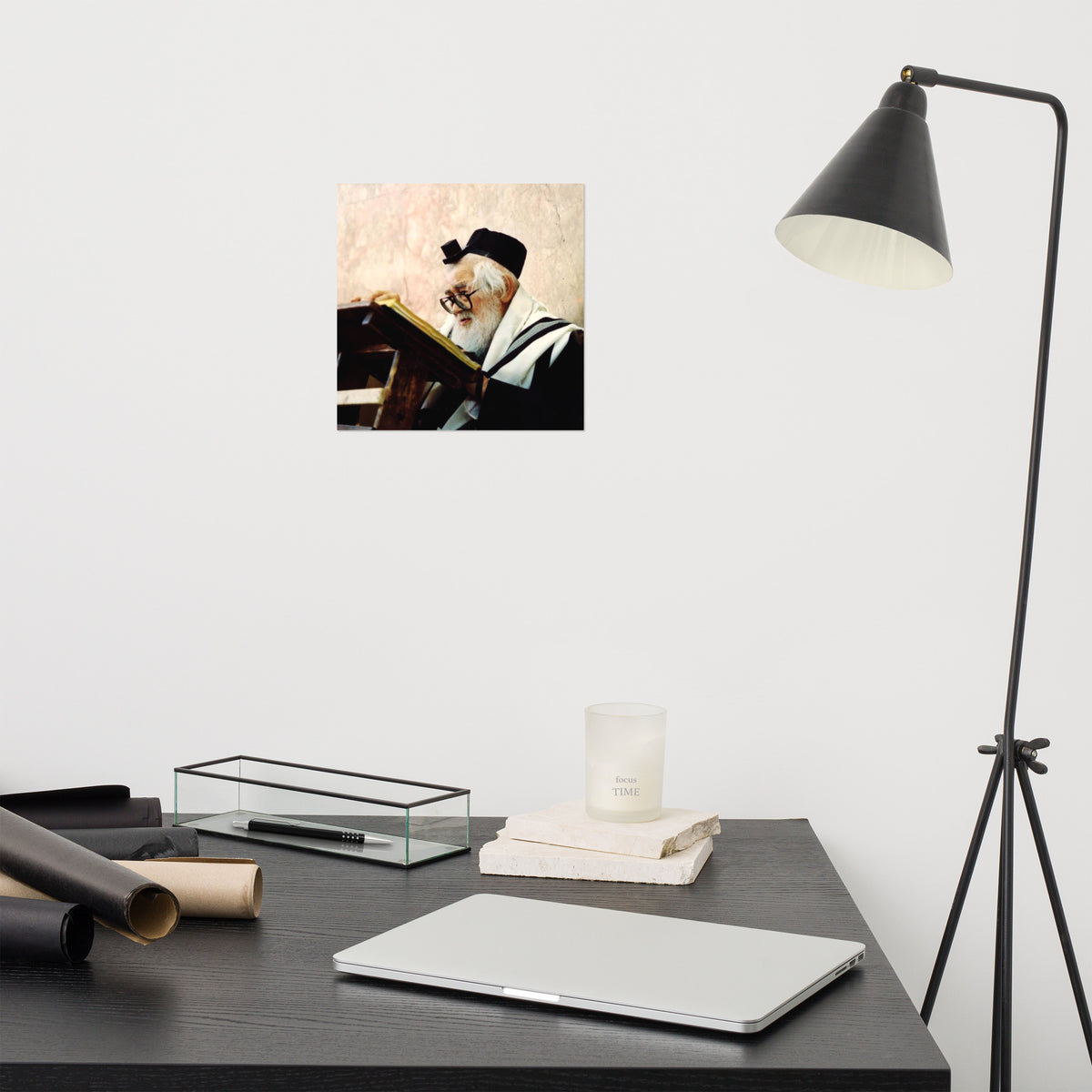 Rabbi Eliezer Menachem Man Shach - Famous Rabbi - Poster