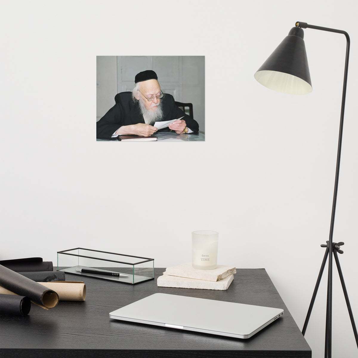 Rabbi Yosef Shalom Elyashiv - Famous Posek Halacha - Poster