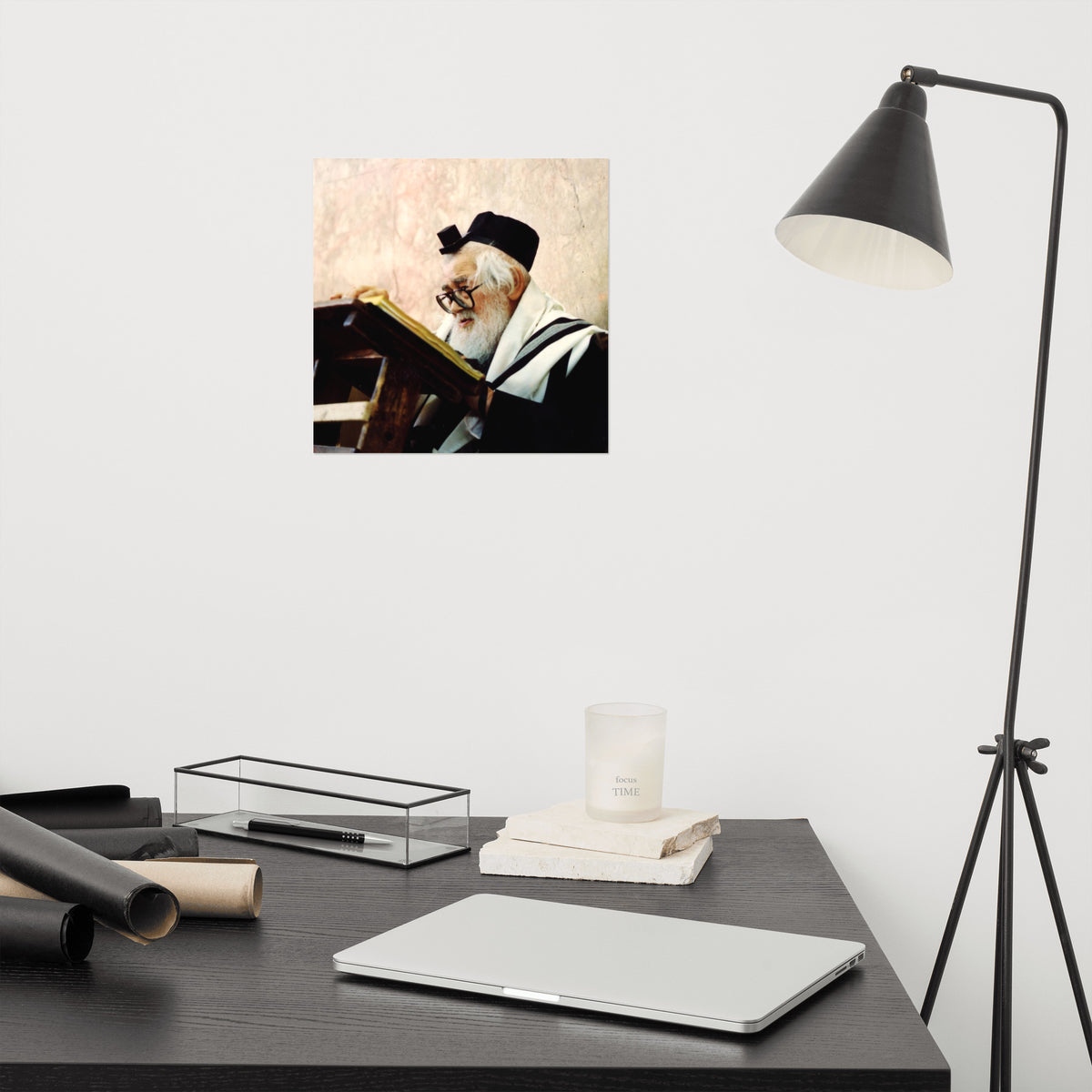 Rabbi Eliezer Menachem Man Shach - Famous Rabbi - Poster