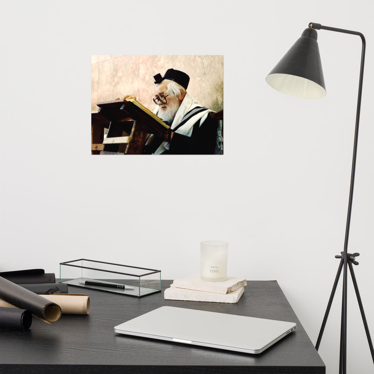 Rabbi Eliezer Menachem Man Shach - Famous Rabbi - Poster