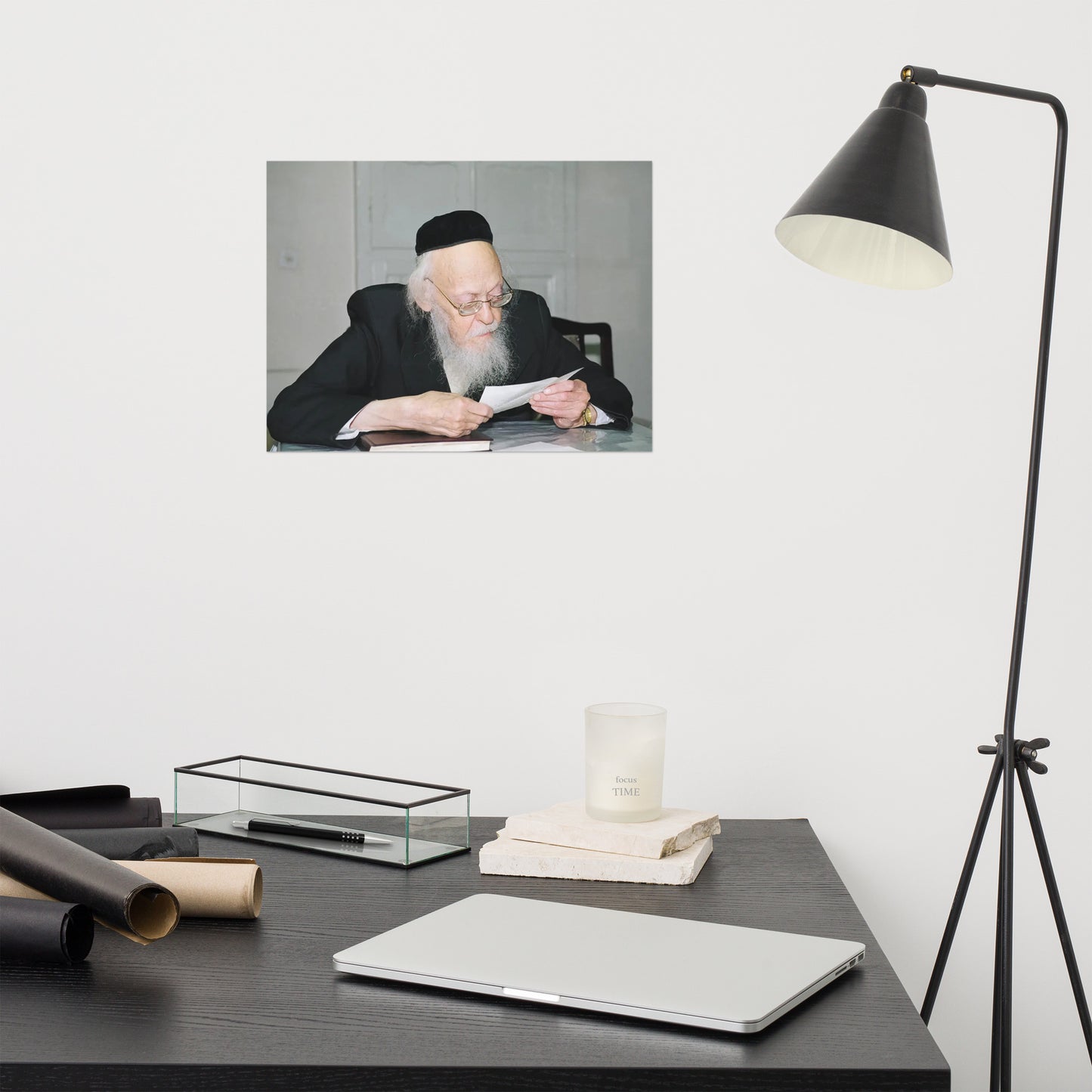 Rabbi Yosef Shalom Elyashiv - Famous Posek Halacha - Poster
