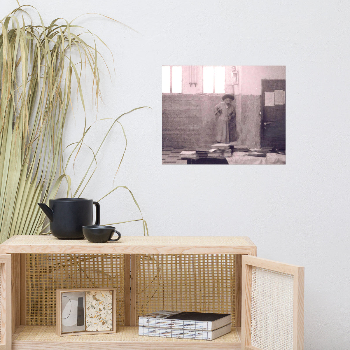 Rabbi Shmuel Shapira in Breslov Shul, Mea Shaarim, Jerusalem - Poster