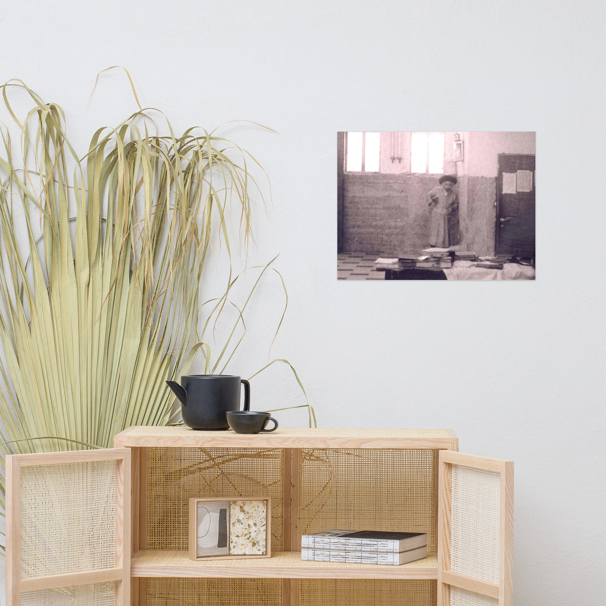 Rabbi Shmuel Shapira in Breslov Shul, Mea Shaarim, Jerusalem - Poster