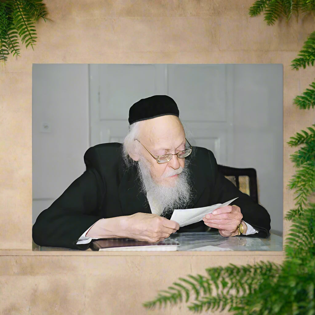 Rabbi Yosef Shalom Elyashiv - Famous Posek Halacha - Poster