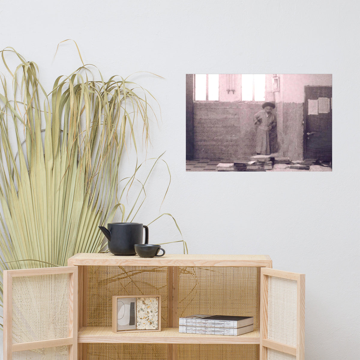 Rabbi Shmuel Shapira in Breslov Shul, Mea Shaarim, Jerusalem - Poster