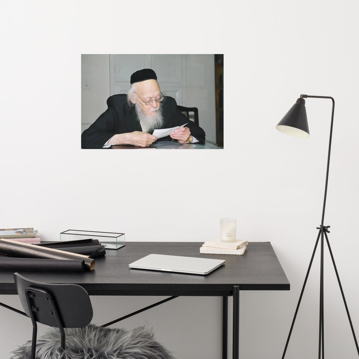 Rabbi Yosef Shalom Elyashiv - Famous Posek Halacha - Poster