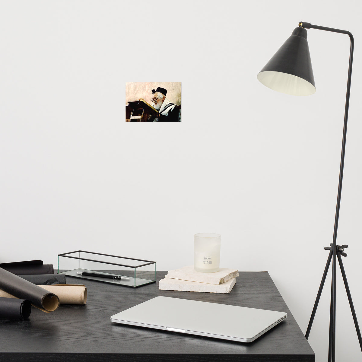 Rabbi Eliezer Menachem Man Shach - Famous Rabbi - Poster