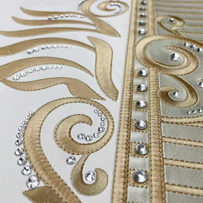 Elegant Modern Challah Cover for Shabbat