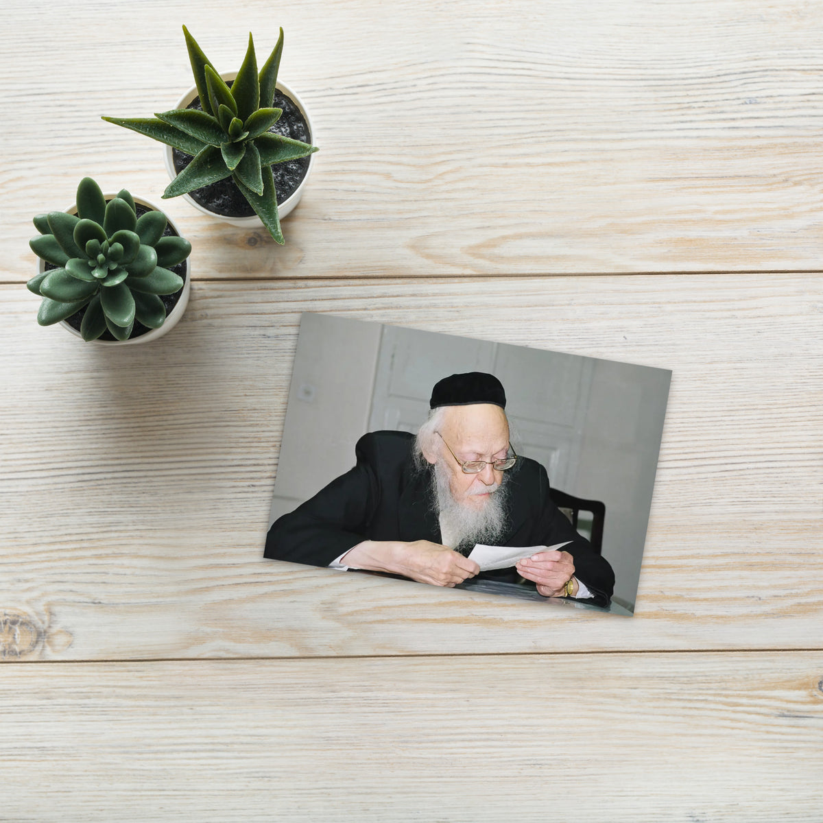 Rabbi Yosef Shalom Elyashiv - Famous Posek Halacha - 4&quot;x6&quot; Postcard