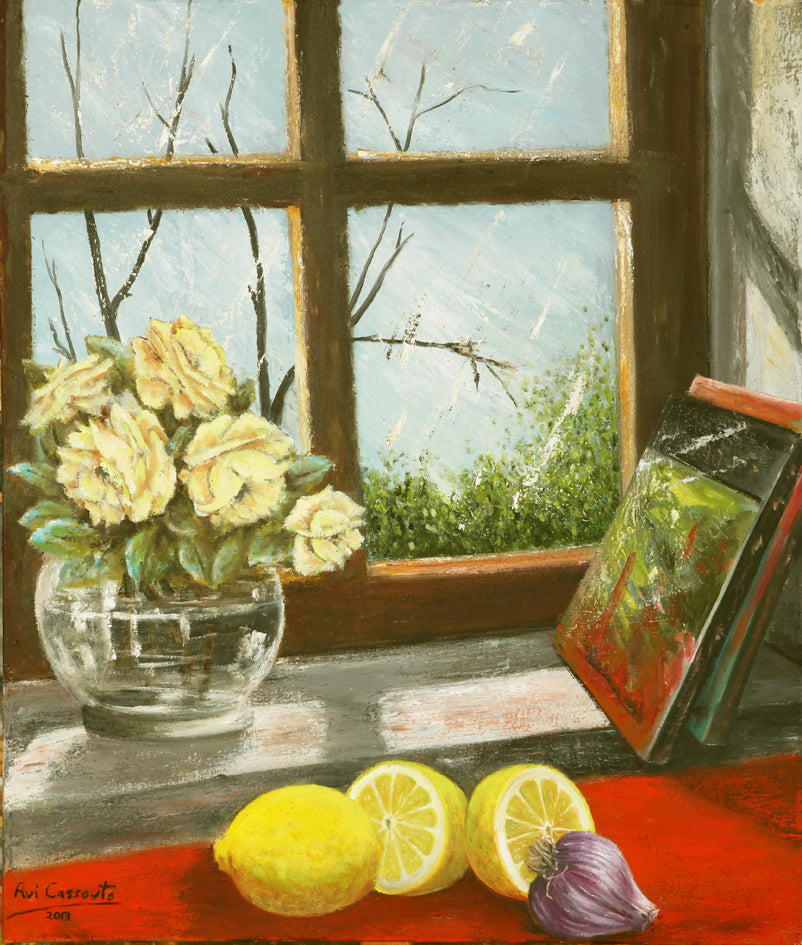 White Flowers - Original Painting