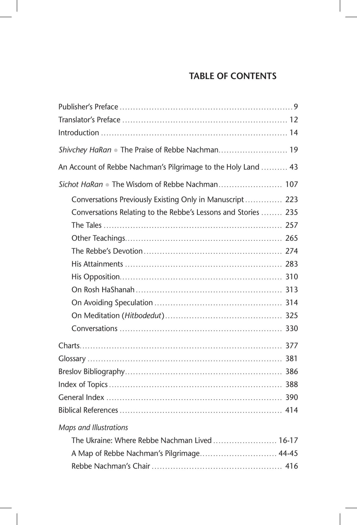 Rabbi Nachman's Wisdom